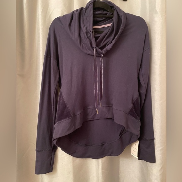 Navy Champion velvet hoodie NWT - Picture 1 of 6